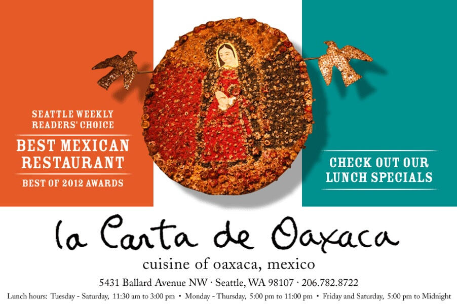 La Carta De Oaxaca Cuisine Of Oaxaca Mexico.